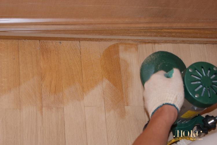 Шлифовка и лакировка паркета