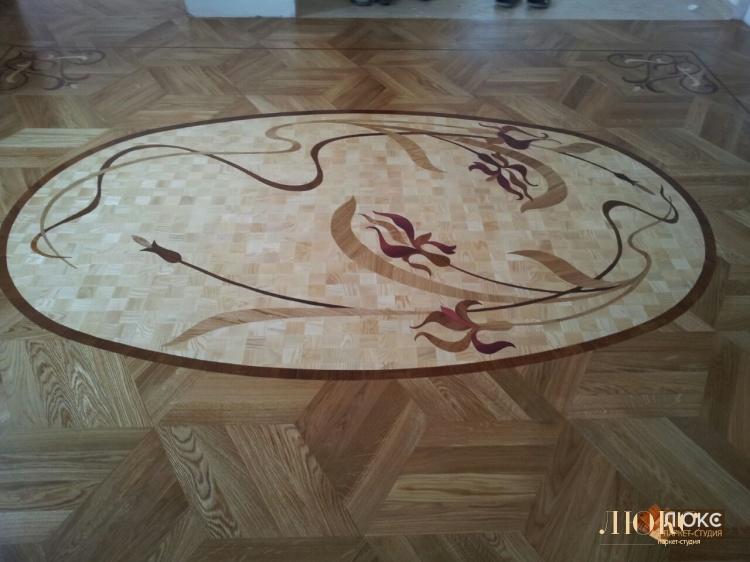 Художественный паркет в Махачкале от салона Паркет-Люкс